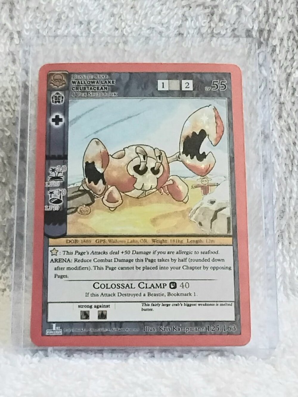 5/$20 Mint 2021 Wallowa Lake Crustacean Common Rev Holo Metazoo Card 125/163!!